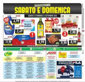 Volantino Iperfamily Pagina 24: Lavazza Caffè Crema&Gusto Classico €11,99, Gamberi argentini L1 €9,99
