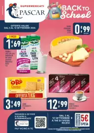 Volantino Gruppo Pascar Pagina 1: Latte UHT alta digeribilità Trevalli €1,69, Ninfole Caffè Corallo €12,99