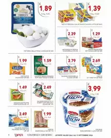 Volantino Diper Pagina 4: Fattoria della Piana Fiordilatte €1,89, Nestlé Nesquik/ Galak Snack Cacao/ Latte €1,39