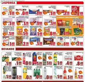 Volantino Sacoph Pagina 16: Snickers Mars Twix €1,99, M&M's Pouch €2,79