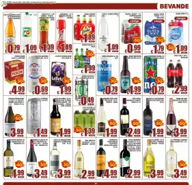 Volantino Sacoph Pagina 17: La Bete strong beer €1,99, Peroni Nastro Azzurro €0,69