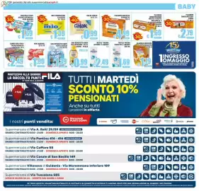 Volantino Sacoph Pagina 20: Plasmon Biscotto €4,99, Galak Snack Fres €0,99