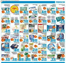 Volantino Sacoph Pagina 5: Actimel €2,49, Grana Padano Grattugiato Ferrari Riserva €1,29