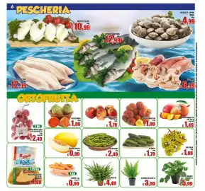 Volantino Top Supermercati Pagina 6: Cetrioli €1,79, Uva Italia €1,99