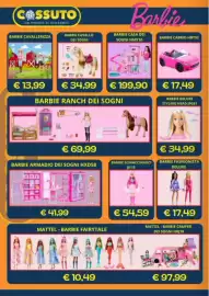 Volantino Cossuto Pagina 2: Barbie deluxe styling head €34,99, Barbie cavallerizza €13,99