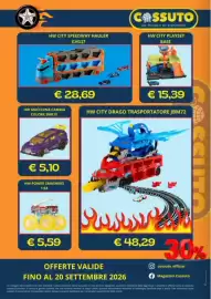 Volantino Cossuto Pagina 4: HW City Playset Base €15,39, Macchina cambia colore BHR15 €5,10