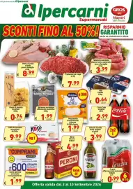Volantino Ipercarni Pagina 1: Pasta di semola Garofalo €0,74, Salmone norvegese affumicato Icelandic €1,99