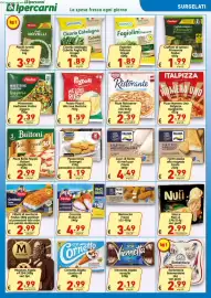 Volantino Ipercarni Pagina 11: Filletti di merluzzo Findus gratinati €2,99, Viennetta Algida vaniglia €2,19
