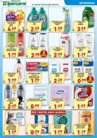 Volantino Ipercarni Pagina 15: Sapone liquido Dove €1,39, Candeggina spray Ace Gentile €1,99