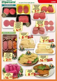 Volantino Ipercarni Pagina 3: Hamburger alla pizzaiola mediterraneo con speck provola e speck misto bovino adulto €3,49