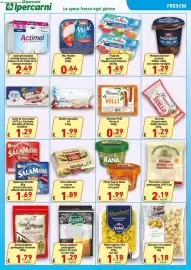 Volantino Ipercarni Pagina 9: Pecorino romano grattugiato DOP Cao €2,19, Pesto fresco Rana €1,99