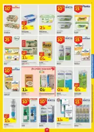 Folheto Auchan semana 36 Página 17: Becel sabor a manteiga, Leite UHT GRESSO s/ Lactose Magro/ Meio Gordo €1,09