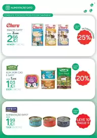 Folheto ZU Página 2: Fish4cats alimentação gato €1,99, Lily's Kitchen alimento para cão e gato €1,03