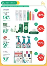 Folheto ZU Página 22: Artero higiene cão e gato €13,00, Natural derma pet higiene cão e gato €3,65