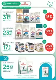 Folheto ZU Página 7: Royal Canin Alimento Húmido Gato €17,91, Royal Canin alimento seco para cães €25,39