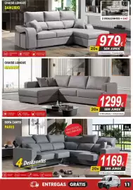 Folheto BragaJAV Página 11: Chaise longue danúbio €979,00, Chaise longue manaus €1.299,00