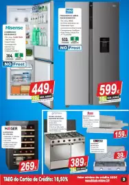 Folheto BragaJAV Página 3: Gralux fogão 5 bocas fq5200/2x but/pro €389,00, Garrafeira haeger €269,00
