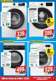 Folheto BragaJAV Página 5: Hotpoint máquina lavar roupa hb93 care spt €399,00, Máq.lav/secar roupa indesit €529,00