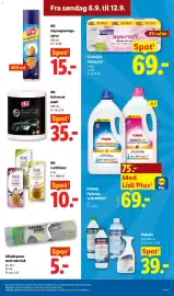 Lidl tilbudsavis uge 37 Side 16: FORMIL Flydende vaskemiddel, App-pris, Affaldsposer med snøreluk €5,00
