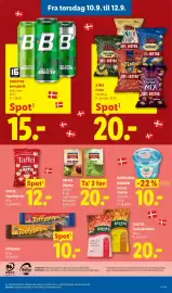 Lidl tilbudsavis uge 37 Side 36: KIMS Chips €20,00, TAFFEL Snackhjerter €12,00