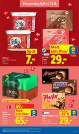 Lidl tilbudsavis uge 37 Side 5: MARS/SNICKERS/TWIX Isbar, App-pris, Risifrutti €7,00