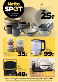 Netto tilbudsavis uge 36 Side 28: Skåle med låg €35,00, Paninigrill €149,00