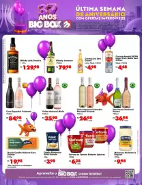 Encarte Big Box semana 36 Página 1: Whisky jack daniel's €129,98, Cava Espanhol Freixenet €84,98