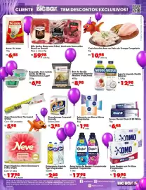 Encarte Big Box semana 36 Página 2: Papel Higiênico Neve Dermacare Folha Dupla €17,98, Creme Dental Oral-B 3D White €6,48