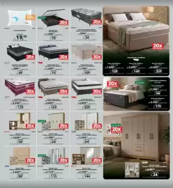 Folheto Quero Quero Página 10: Conjunto Box Casal €2.399,90, Guarda-roupa 8 Portas 2 Gavetas €1.199,00