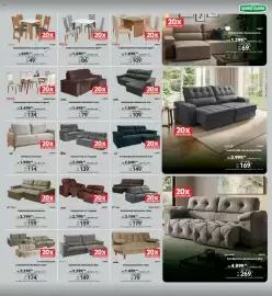 Folheto Quero Quero Página 11: Sofá retrátil e reclínável 2,10m €1.499,90, Conjunto Sofá 2 e 3 Lugares €2.799,90
