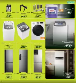 Folheto Quero Quero Página 7: Refrigerador 491 litros frost free inverter €3.699,00, Sabão Líquido Alta Performance €49,90