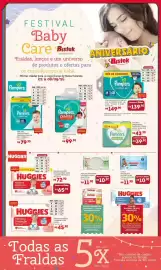 Encarte Bistek Supermercados semana 36 Página 1: Lenço umedecido huggies c/88 tripla proteção €10,90
