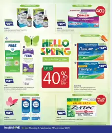 Health Save catalogue Page 6: Zyrtec Rapid Acting Hayfever & Allergy Relief 80 Mini Tablets €38,99