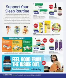 Health Save catalogue Page 8: Seremind €18,99, Blackmores Macu-Vision €33,59