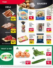 Spar catalogue week 36 Page 4: Tip Top Gourmet Pizza Base €4,50, Tip Top Gourmet Burger Buns €4,50