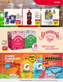 Spar catalogue week 36 Page 7: Schweppes Soft Drinks or Mixers €5,50, Pepsi Max Soft Drinks €3,50