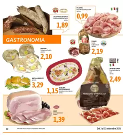 Volantino Madis Pagina 12: Selex prosciutto cotto €1,39, Prosciutto di Norcia IGP Saper di Sapori €2,49