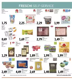 Volantino Madis Pagina 18: SELEX Formaggi a fette Edamer/Tilsiter €1,29, Mozzarella senza lattosio Vivibene Selex €1,99