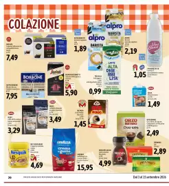 Volantino Madis Pagina 20: Lavazza Caffè Espresso Crema e Gusto classico €15,95, Nesquik Preparato Solubile Cacao €4,69