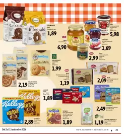 Volantino Madis Pagina 21: Galbusera BelleBuone 5 Colazioni €2,49, Giampaoli Big Cioccolato €1,89