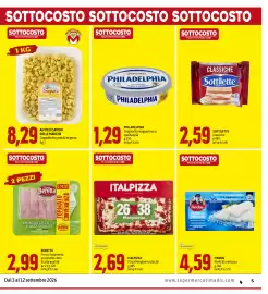 Volantino Madis Pagina 5: Philadelphia Original formaggio fresco spalmabile €1,29, Italpizza Pizza Margherita €2,69