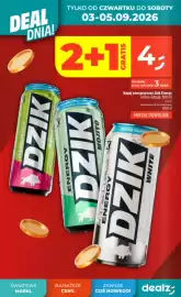 Dealz gazetka tydzień 36 Strona 4: Napój energetyczny Dzik €4,00