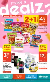Dealz gazetka tydzień 36 Strona 1: Haribo żelki €6,50, Napój gazowany Coca-Cola, Pepsi, Dr Pepper lub Mountain Dew Zero €3,50