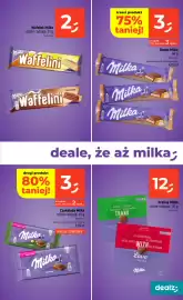 Dealz gazetka tydzień 36 Strona 15: Praliny Milka €12,00, Wafelek Milka Waffelini €2,00