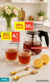 Dealz gazetka tydzień 36 Strona 34: Kubek szklany ryflowany €4,50, Dzbanek z zaparzaczem Altom €20,00
