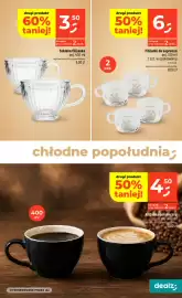 Dealz gazetka tydzień 36 Strona 35: Filiżanki do espresso €6,00, Szkłana filiżanka €3,50