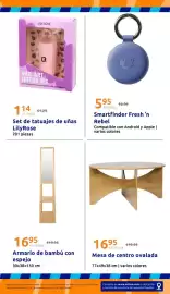 Catálogo Action semana 36 Página 33: Armario de bambú con espejo €16,95, LilyRose set de tatuajes de uñas €1,14