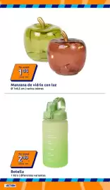 Catálogo Action semana 36 Página 4: Manzana de vidrio con luz €1,44, Botella €2,49