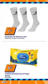 Catálogo Action semana 36 Página 8: Lotto calcetines de deporte €2,18, Spargo toallitas húmedas para el hogar €0,82