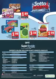 Volantino Deco Superfreddo Pagina 8: Maxibon classic Nestlé €1,99, Findus Piselli Novelli €3,39